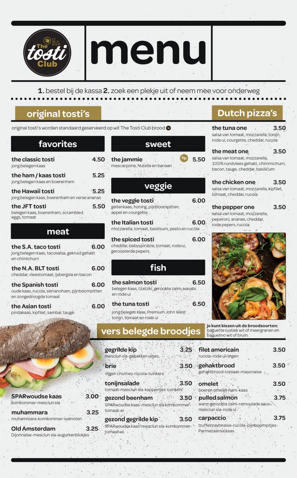 Menu Spar City Leyenburg The Tosti Club